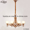 Lâmpadas Pendentes Bronze Brilhante Castanho Ce Iluminação Decorativa Ce Chandelier